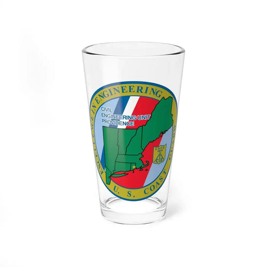 USCG Civil Engineering Unit Providence (U.S. Coast Guard) Pint Glass 16oz 16oz - Go Mug Yourself