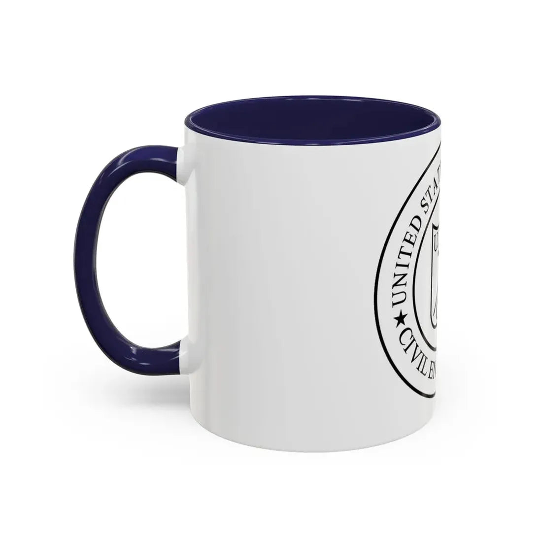 USCG Civil Engineering (U.S. Coast Guard) Accent Coffee Mug - Go Mug Yourself