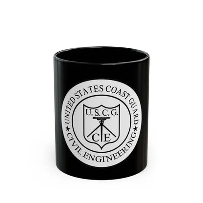 USCG Civil Engineering (U.S. Coast Guard) Black Coffee Mug 11oz - Go Mug Yourself
