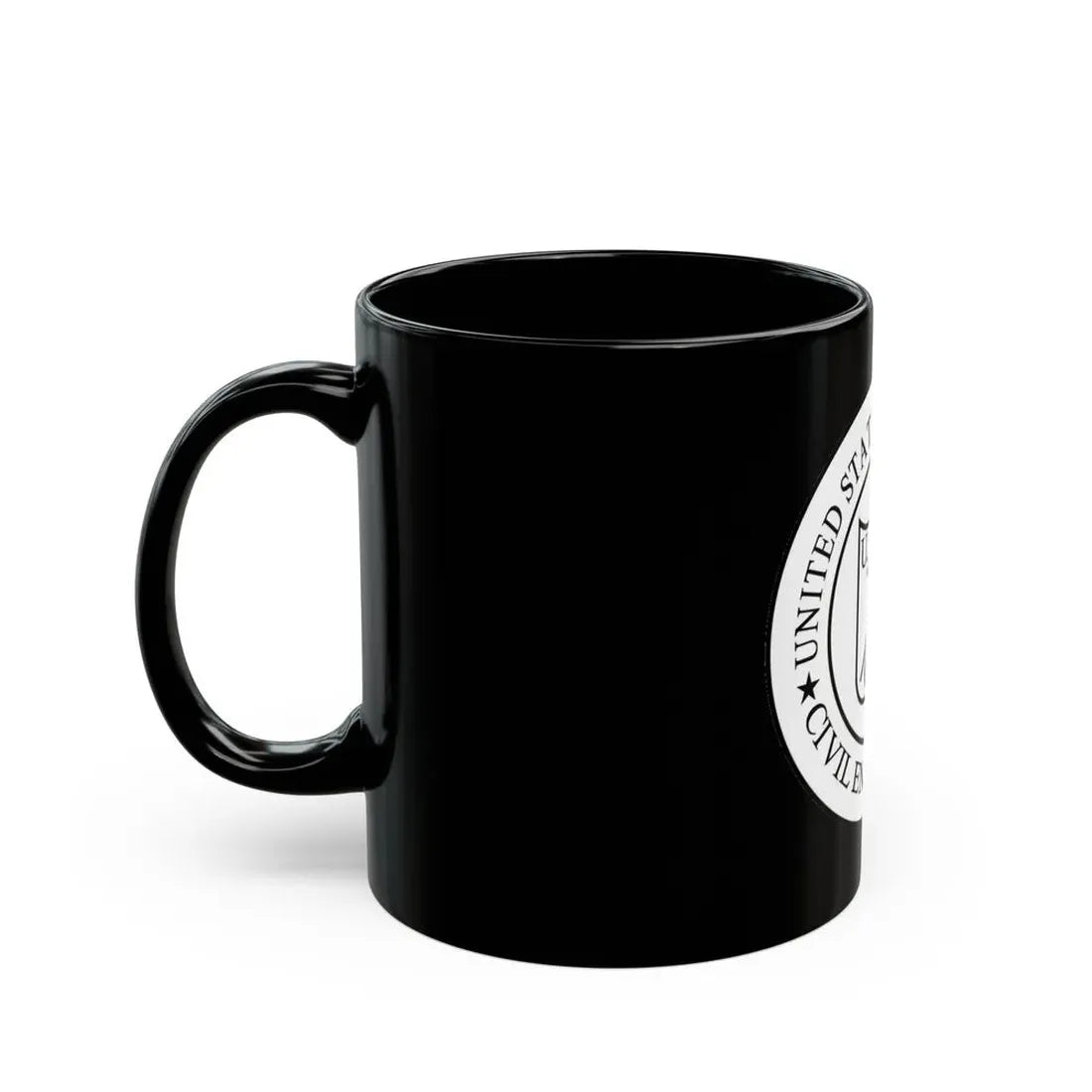 USCG Civil Engineering (U.S. Coast Guard) Black Coffee Mug - Go Mug Yourself