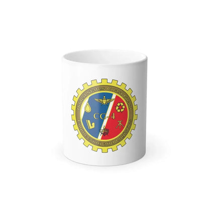 USCG COMDT CG 4 (U.S. Coast Guard) Color Changing Coffee Mug 11oz - Go Mug Yourself