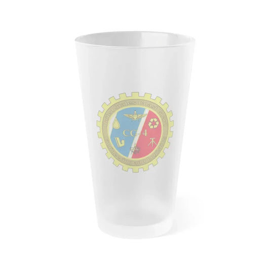USCG COMDT CG 4 (U.S. Coast Guard) Frosted Pint Glass 16oz Default Title - Go Mug Yourself