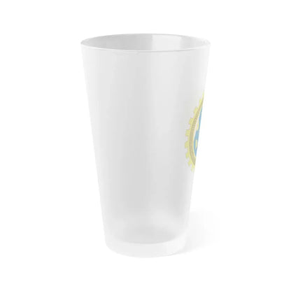 USCG COMDT CG 4 (U.S. Coast Guard) Frosted Pint Glass 16oz - Go Mug Yourself