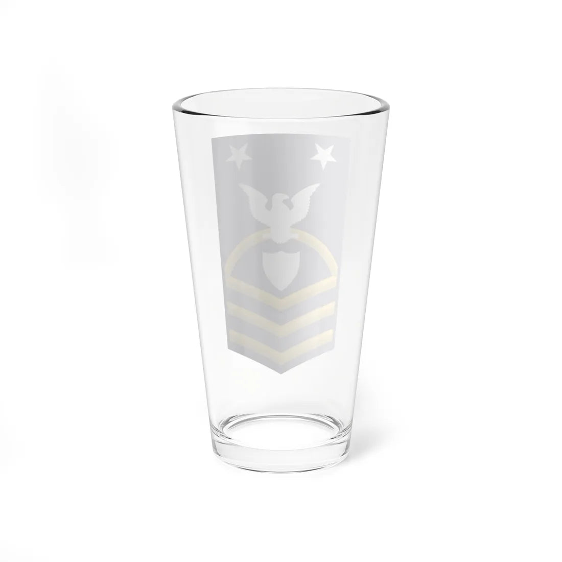 USCG Command Master Chief Petty Officer Insignia Sleeve (United States) (Military Rank) Pint Glass 16oz - Go Mug Yourself