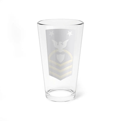 USCG Command Master Chief Petty Officer Insignia Sleeve (United States) (Military Rank) Pint Glass 16oz - Go Mug Yourself