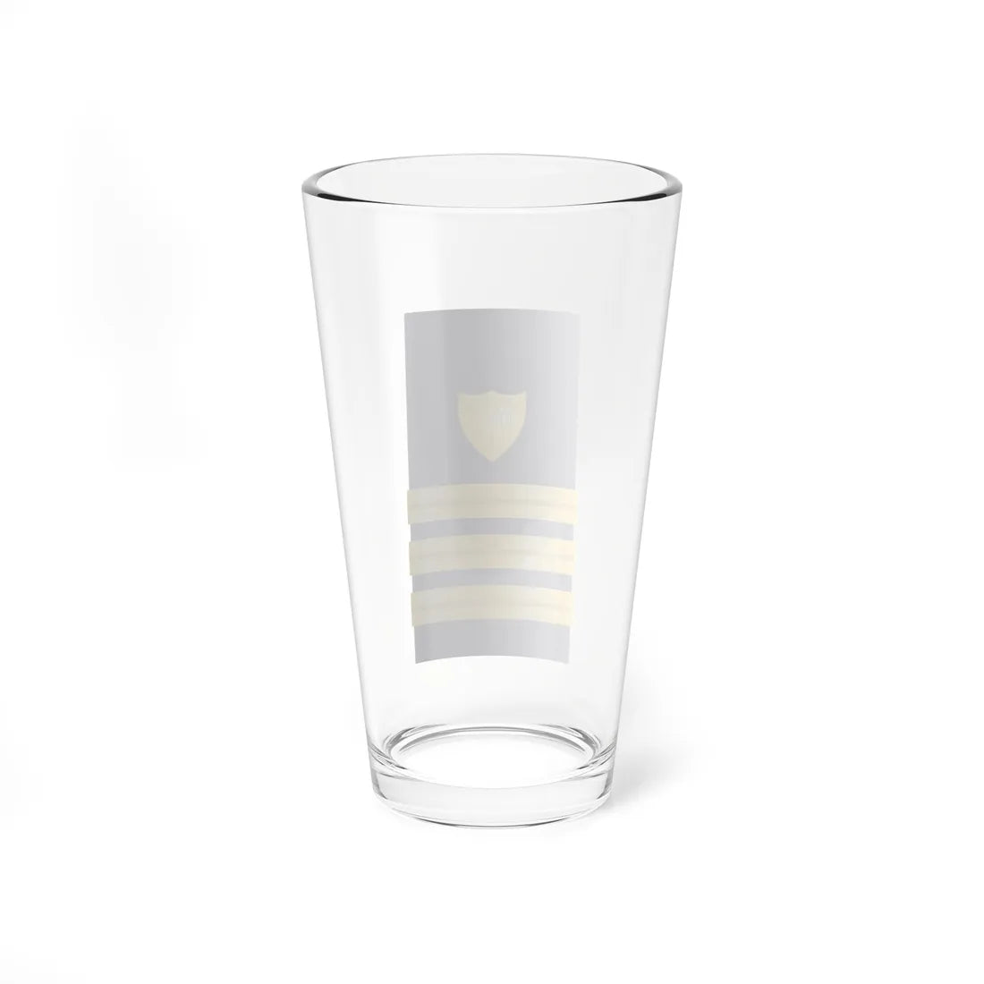 USCG Commander Shoulder Board Enhanced (United States) (Military Rank) Pint Glass 16oz - Go Mug Yourself