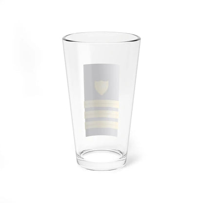 USCG Commander Shoulder Board Enhanced (United States) (Military Rank) Pint Glass 16oz - Go Mug Yourself