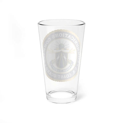 USCG Communications Command (U.S. Coast Guard) Pint Glass 16oz-Go Mug Yourself