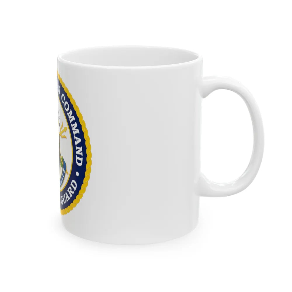 USCG Communications Command (U.S. Coast Guard) White Coffee Mug-Go Mug Yourself