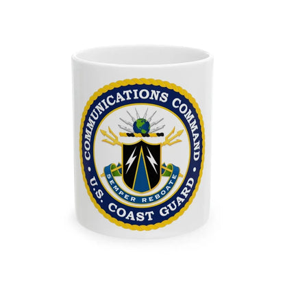 USCG Communications Command (U.S. Coast Guard) White Coffee Mug 11oz - Go Mug Yourself