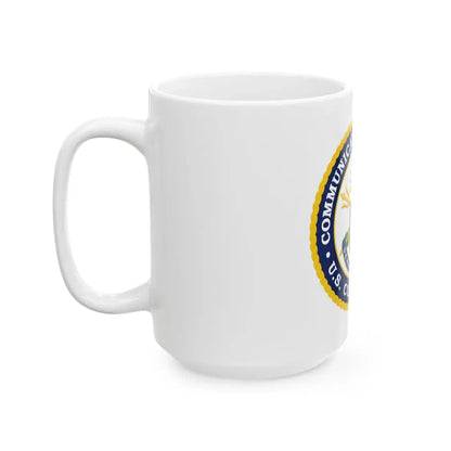 USCG Communications Command (U.S. Coast Guard) White Coffee Mug - Go Mug Yourself