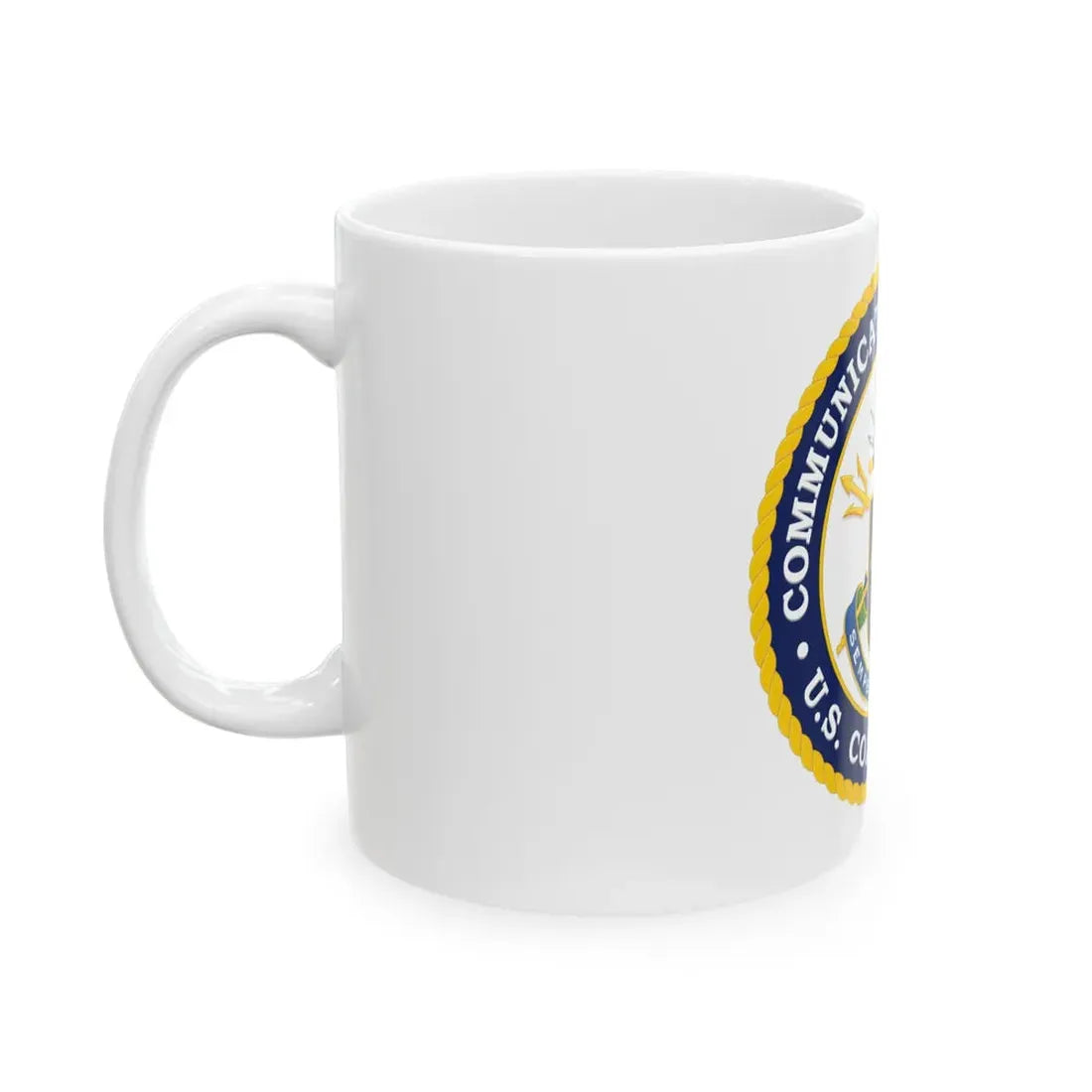 USCG Communications Command (U.S. Coast Guard) White Coffee Mug - Go Mug Yourself