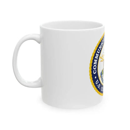 USCG Communications Command (U.S. Coast Guard) White Coffee Mug - Go Mug Yourself