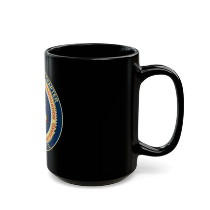 USCG CPOA Key West FL Southernmost Chapter (U.S. Coast Guard) Black Coffee Mug-Go Mug Yourself