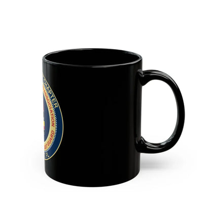 USCG CPOA Key West FL Southernmost Chapter (U.S. Coast Guard) Black Coffee Mug-Go Mug Yourself