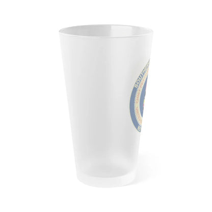 USCG CPOA Key West FL Southernmost Chapter (U.S. Coast Guard) Frosted Pint Glass 16oz-Go Mug Yourself