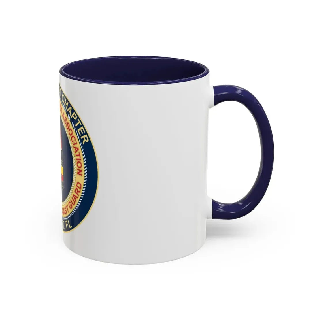USCG CPOA Key West FL Southernmost Chapter (U.S. Coast Guard) Accent Coffee Mug - Go Mug Yourself