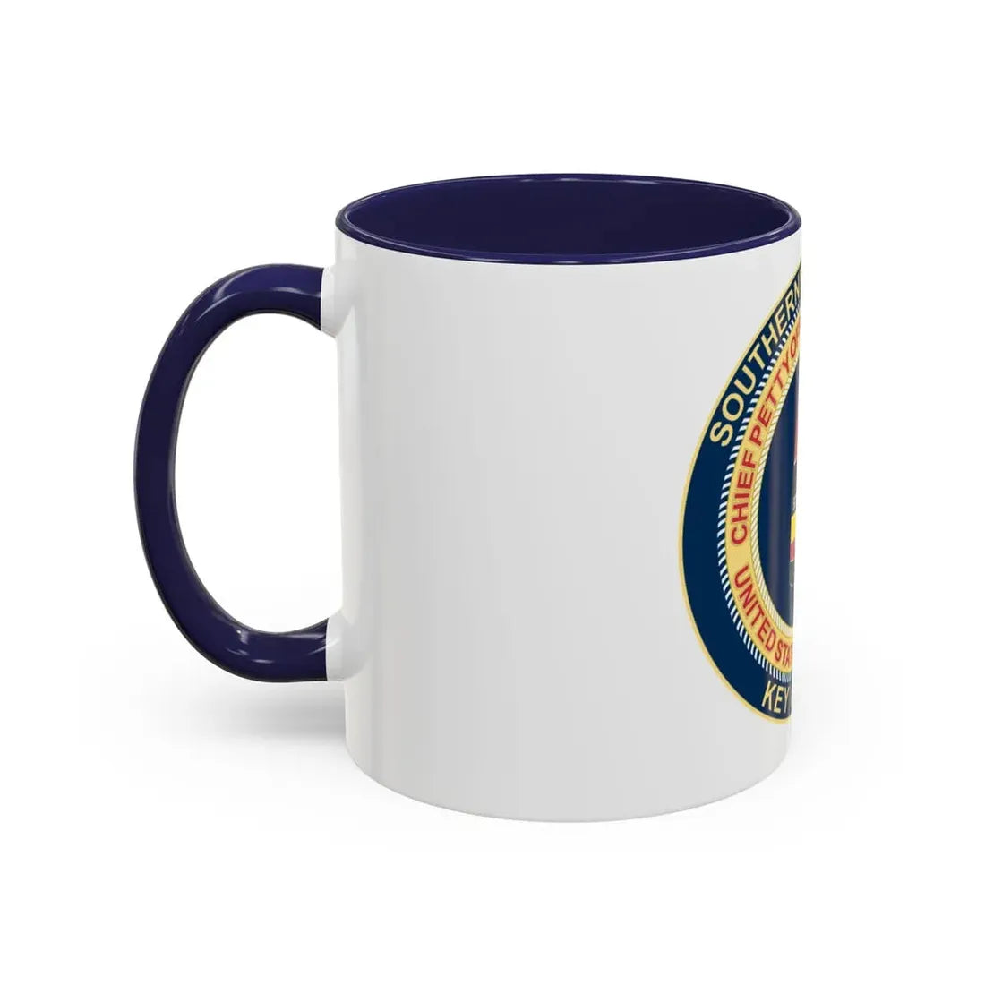 USCG CPOA Key West FL Southernmost Chapter (U.S. Coast Guard) Accent Coffee Mug - Go Mug Yourself