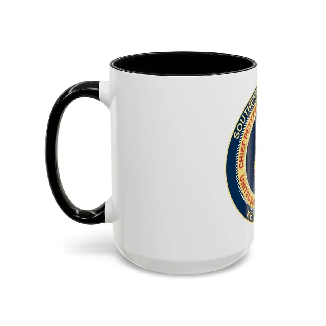 USCG CPOA Key West FL Southernmost Chapter (U.S. Coast Guard) Accent Coffee Mug - Go Mug Yourself
