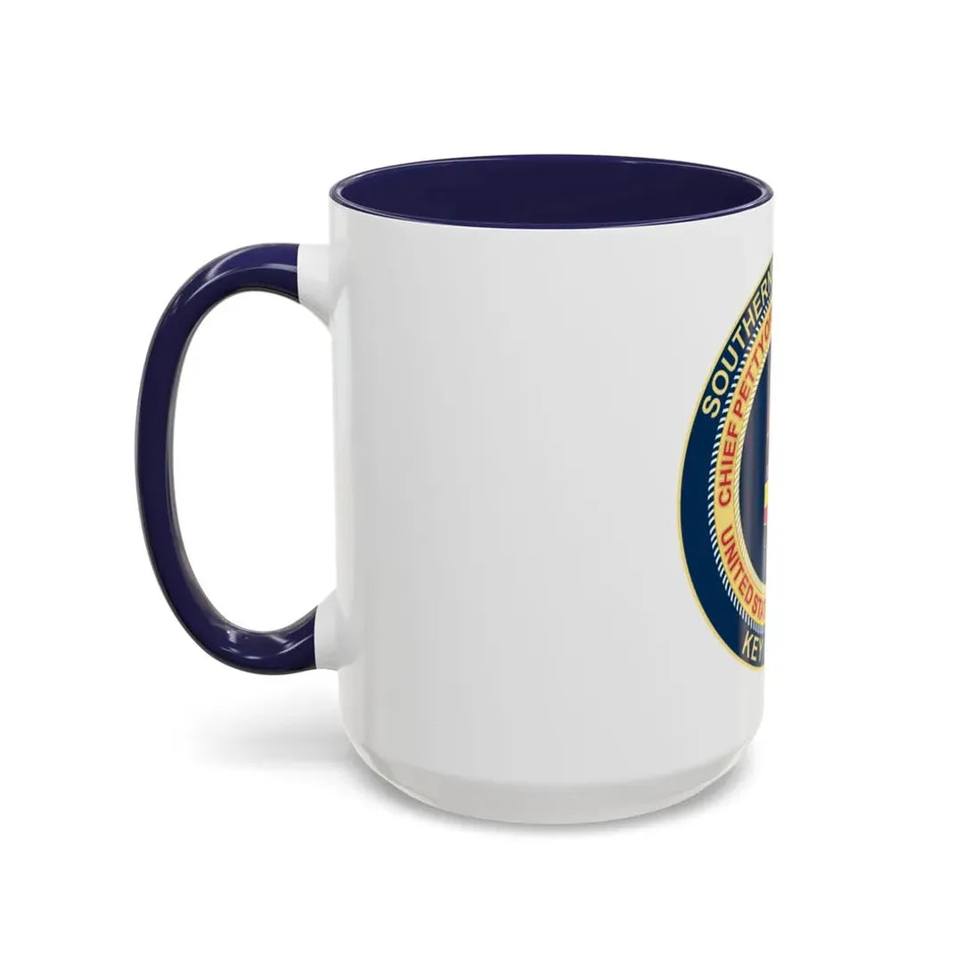 USCG CPOA Key West FL Southernmost Chapter (U.S. Coast Guard) Accent Coffee Mug - Go Mug Yourself