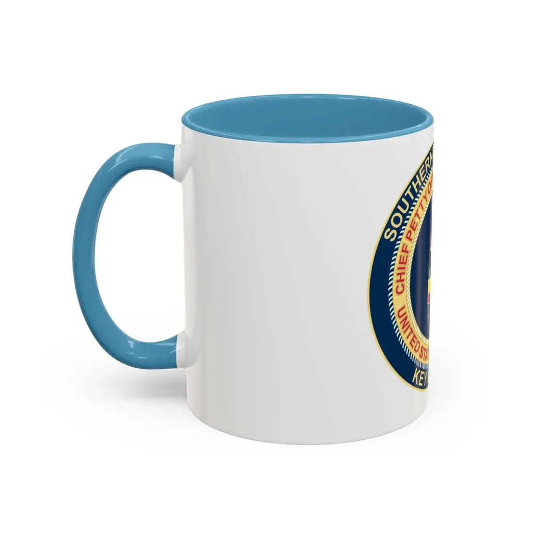 USCG CPOA Key West FL Southernmost Chapter (U.S. Coast Guard) Accent Coffee Mug - Go Mug Yourself