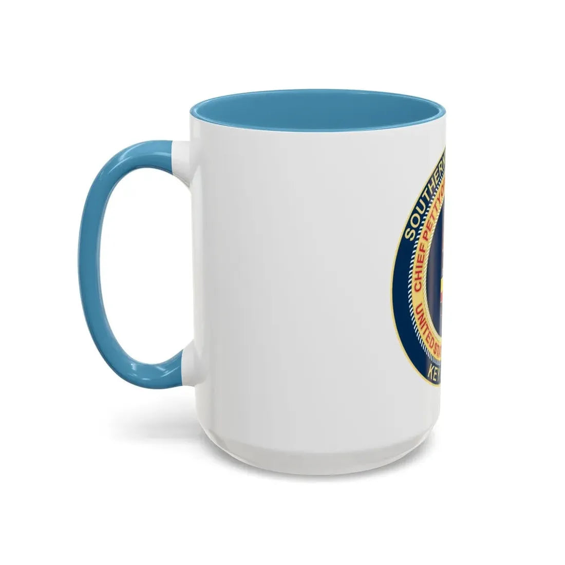 USCG CPOA Key West FL Southernmost Chapter (U.S. Coast Guard) Accent Coffee Mug - Go Mug Yourself