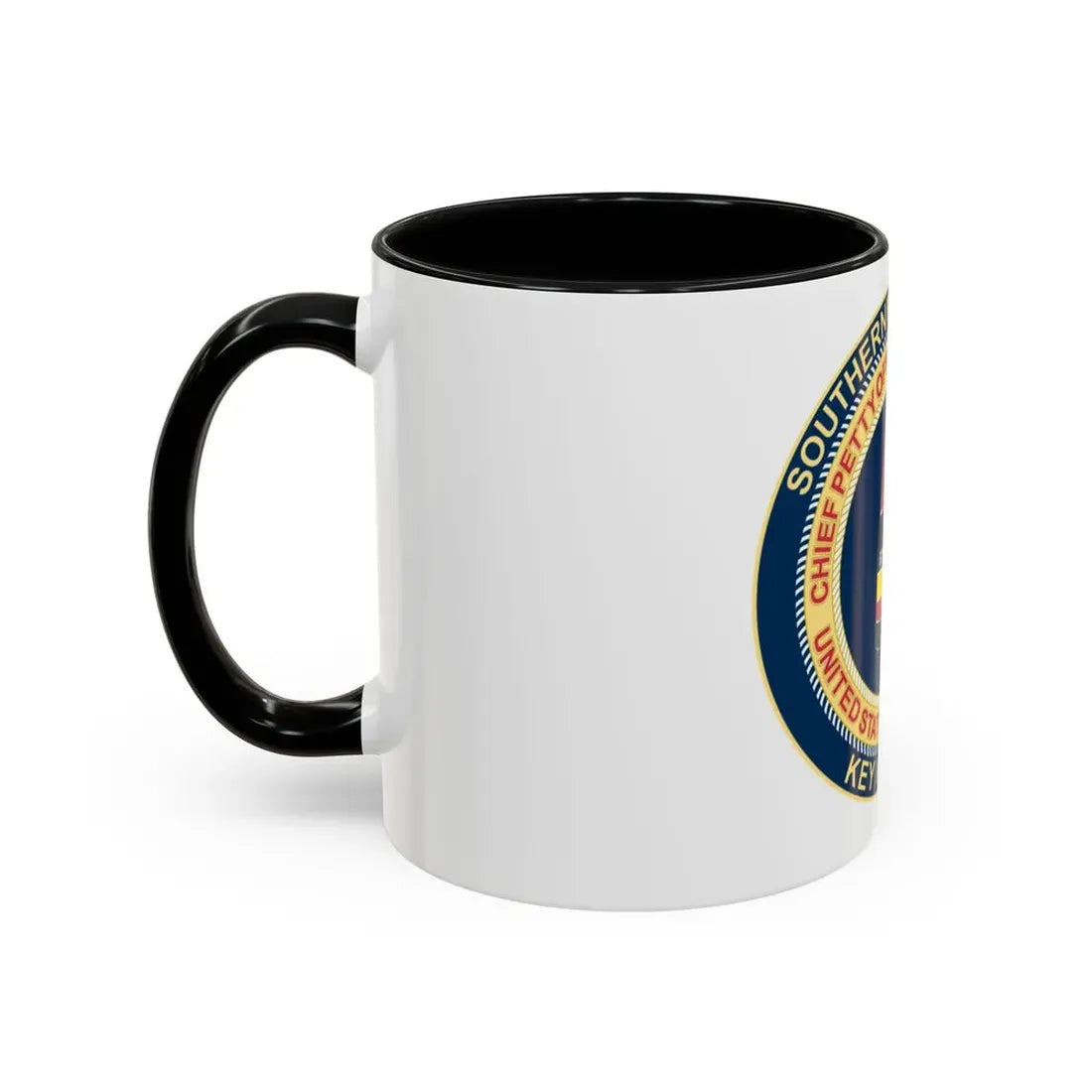 USCG CPOA Key West FL Southernmost Chapter (U.S. Coast Guard) Accent Coffee Mug - Go Mug Yourself