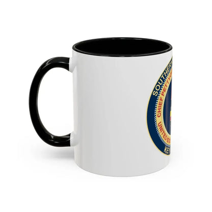 USCG CPOA Key West FL Southernmost Chapter (U.S. Coast Guard) Accent Coffee Mug - Go Mug Yourself