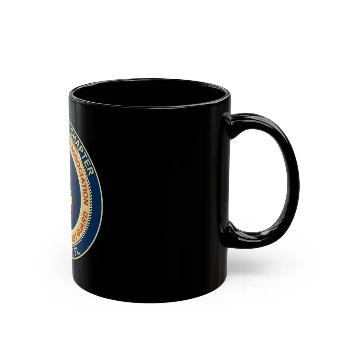 USCG CPOA Key West FL Southernmost Chapter (U.S. Coast Guard) Black Coffee Mug - Go Mug Yourself