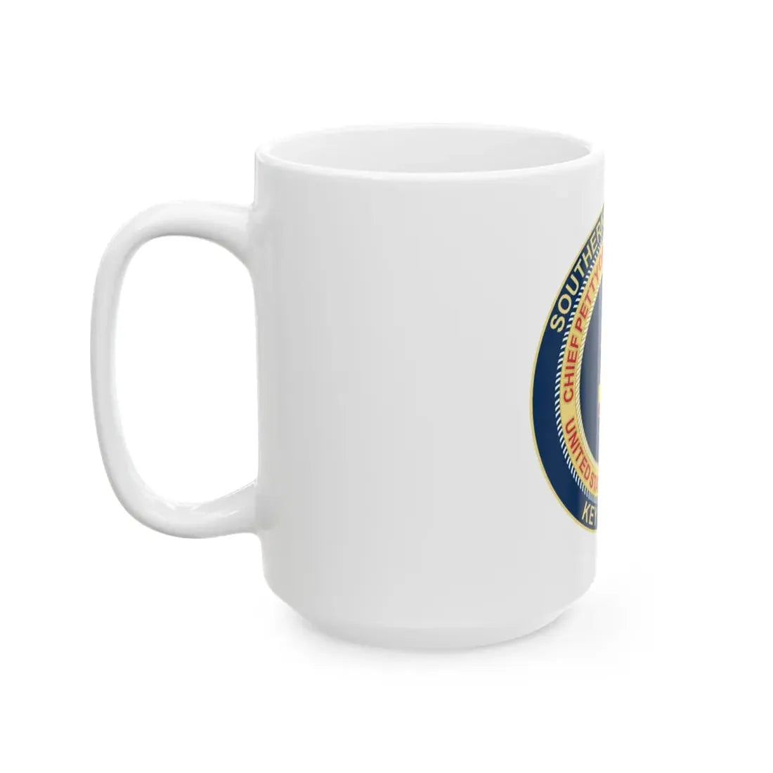 USCG CPOA Key West FL Southernmost Chapter (U.S. Coast Guard) White Coffee Mug - Go Mug Yourself