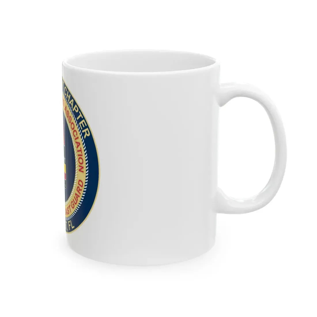 USCG CPOA Key West FL Southernmost Chapter (U.S. Coast Guard) White Coffee Mug - Go Mug Yourself