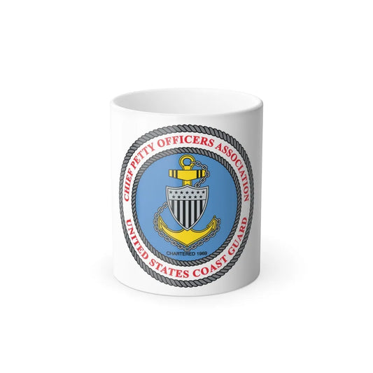 USCG CPOA (U.S. Coast Guard) Color Changing Mug 11oz-11oz-Go Mug Yourself