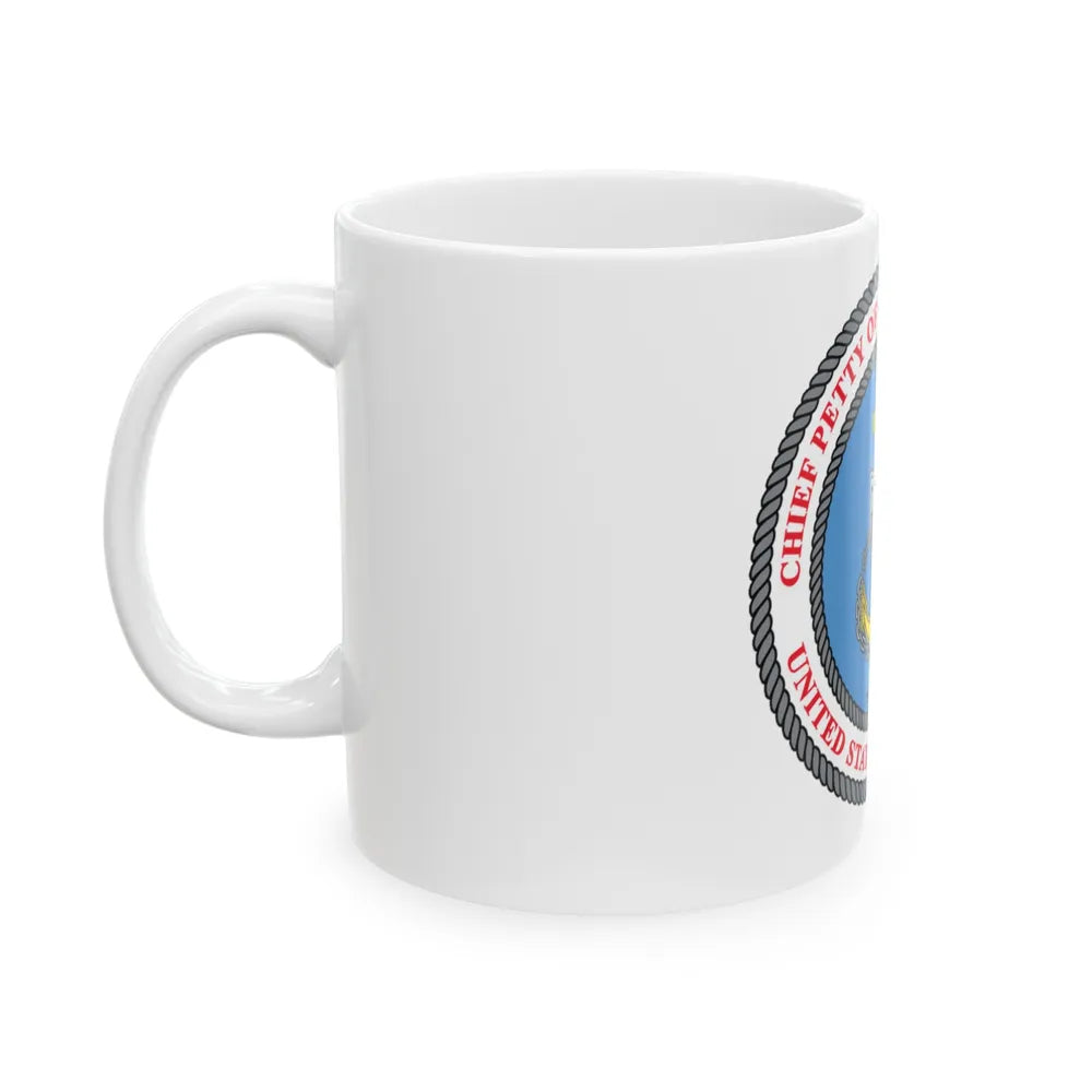 USCG CPOA (U.S. Coast Guard) White Coffee Mug-Go Mug Yourself