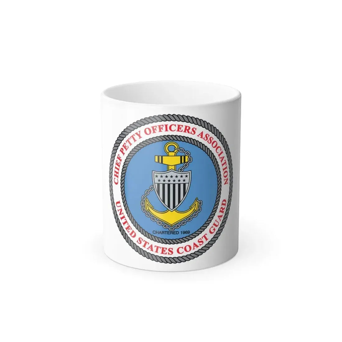 USCG CPOA (U.S. Coast Guard) Color Changing Coffee Mug 11oz - Go Mug Yourself