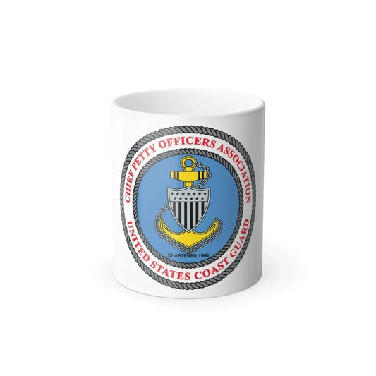 USCG CPOA (U.S. Coast Guard) Color Changing Coffee Mug 11oz - Go Mug Yourself