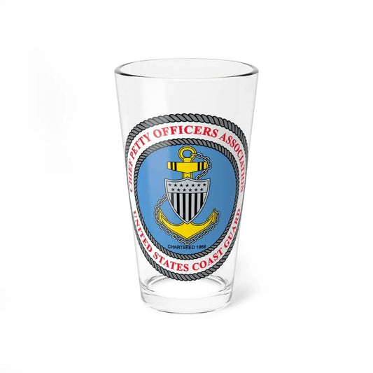 USCG CPOA (U.S. Coast Guard) Pint Glass 16oz 16oz - Go Mug Yourself