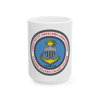 USCG CPOA (U.S. Coast Guard) White Coffee Mug 15oz - Go Mug Yourself