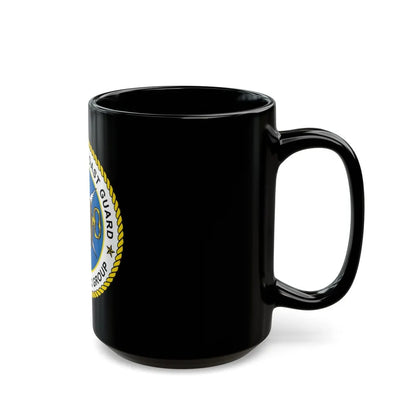 USCG Cryptologic Group (U.S. Coast Guard) Black Coffee Mug-Go Mug Yourself