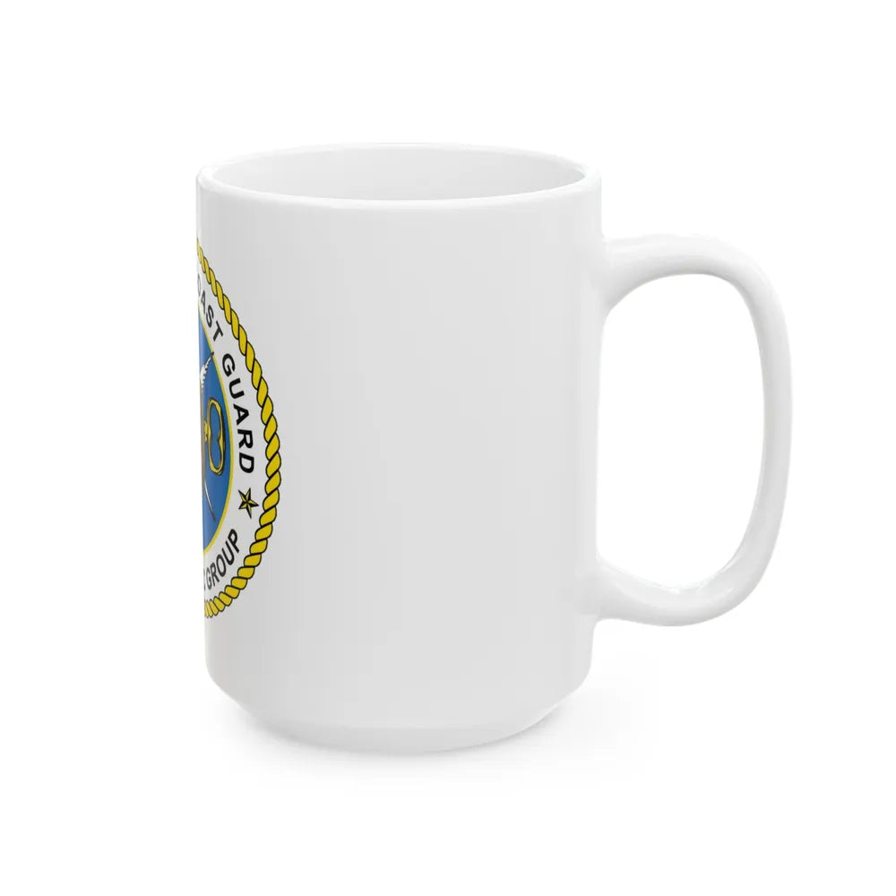 USCG Cryptologic Group (U.S. Coast Guard) White Coffee Mug-Go Mug Yourself