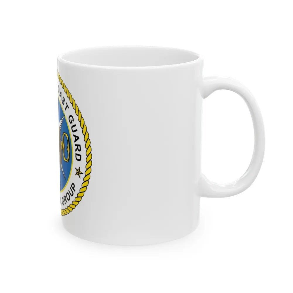 USCG Cryptologic Group (U.S. Coast Guard) White Coffee Mug-Go Mug Yourself