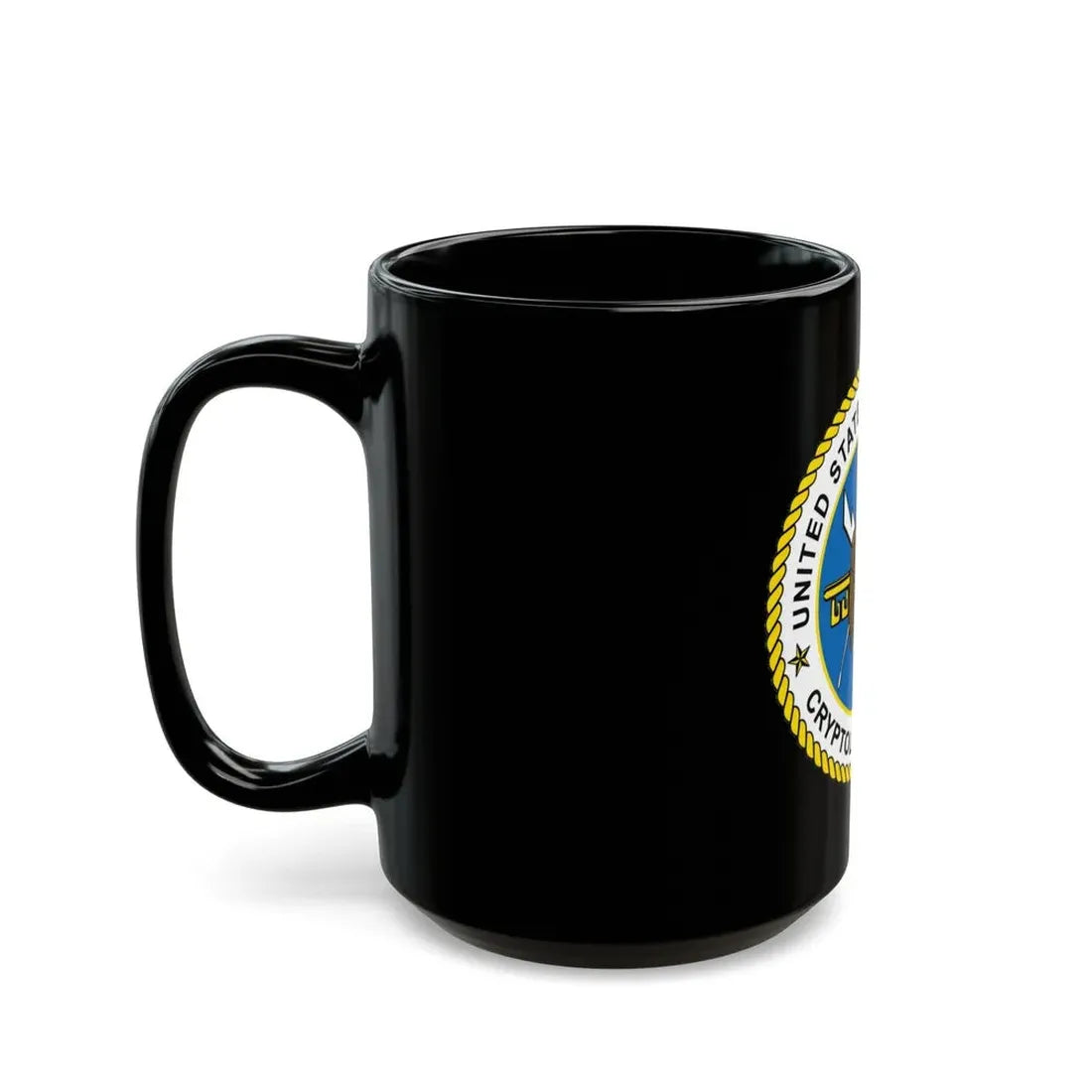 USCG Cryptologic Group (U.S. Coast Guard) Black Coffee Mug - Go Mug Yourself