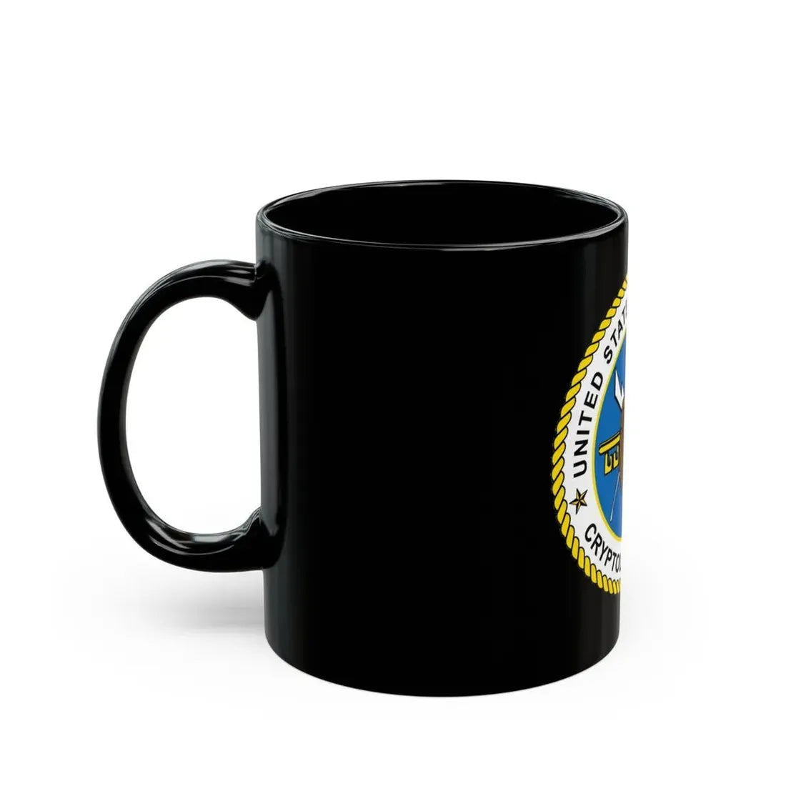 USCG Cryptologic Group (U.S. Coast Guard) Black Coffee Mug - Go Mug Yourself