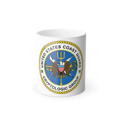 USCG Cryptologic Group (U.S. Coast Guard) Color Changing Coffee Mug 11oz - Go Mug Yourself