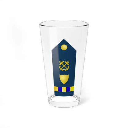USCG CW3 verticalshoulderboard (United States) (Military Rank) Pint Glass 16oz 16oz - Go Mug Yourself