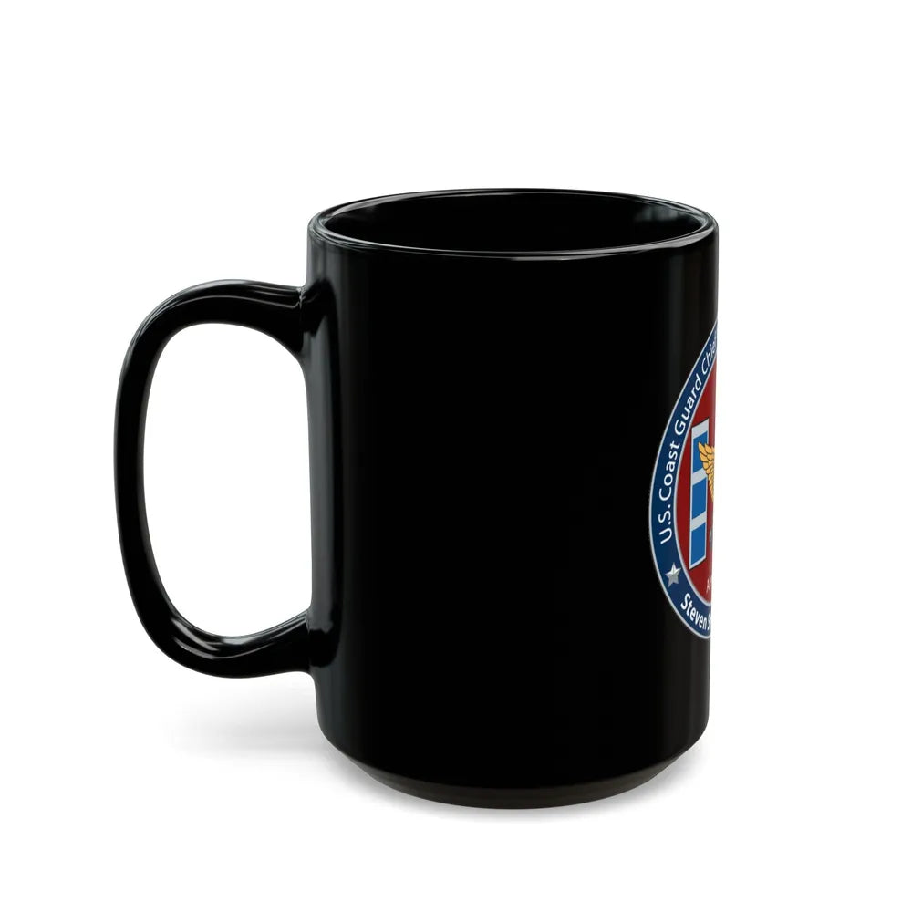 USCG CWO Assoc Steven Shields Chapter (U.S. Coast Guard) Black Coffee Mug-Go Mug Yourself