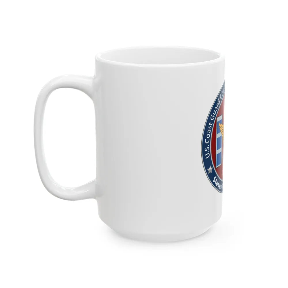 USCG CWO Assoc Steven Shields Chapter (U.S. Coast Guard) White Coffee Mug-Go Mug Yourself