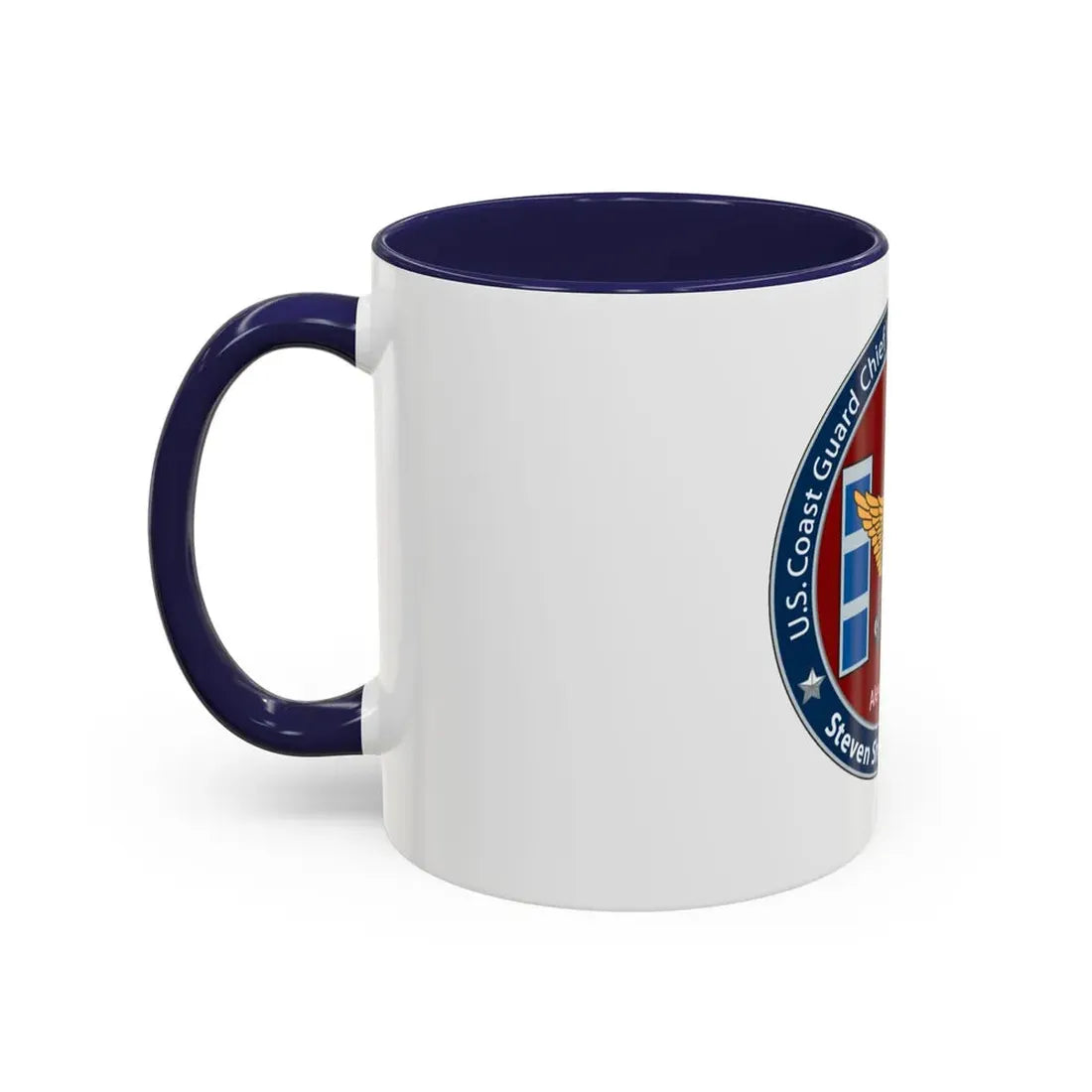 USCG CWO Assoc Steven Shields Chapter (U.S. Coast Guard) Accent Coffee Mug - Go Mug Yourself