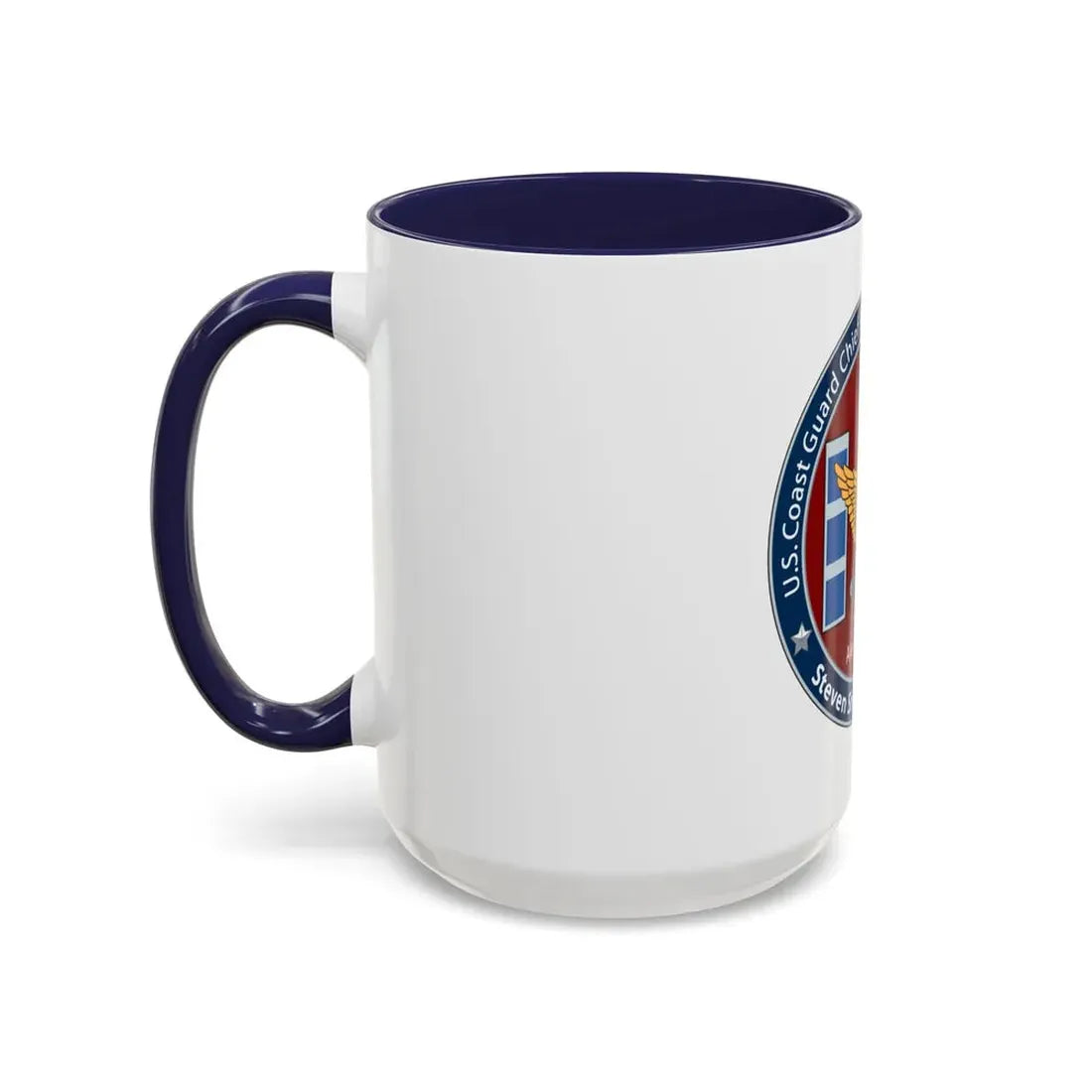 USCG CWO Assoc Steven Shields Chapter (U.S. Coast Guard) Accent Coffee Mug - Go Mug Yourself