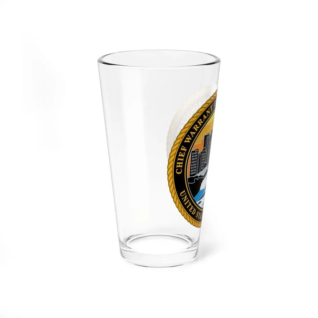 USCG CWO Assoc Surfer (U.S. Coast Guard) Pint Glass 16oz - Go Mug Yourself