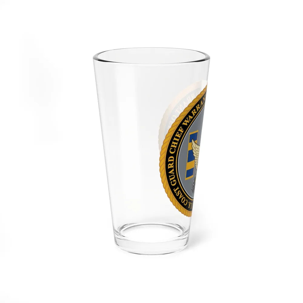 USCG CWO (U.S. Coast Guard) Pint Glass 16oz-Go Mug Yourself